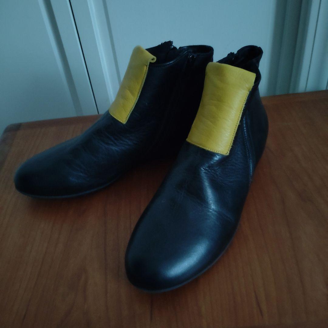 新品、futabayaフタバヤのイタリア製アンクルブーツ