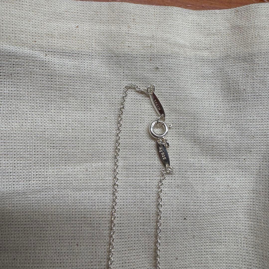 ティファニー ネックレス オープンハート 7mm