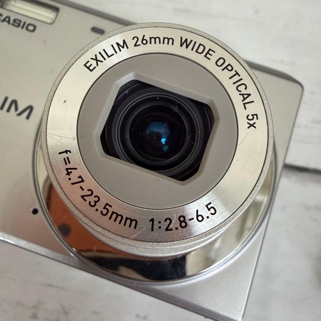 CASIO EXILIM EX-ZS5 シルバー　説明書　充電器付き