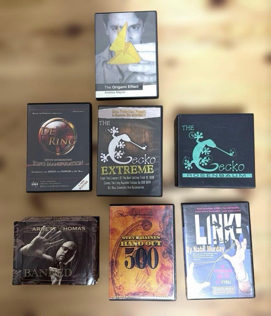 まとめ売り！　マジックレクチャーDVD７種