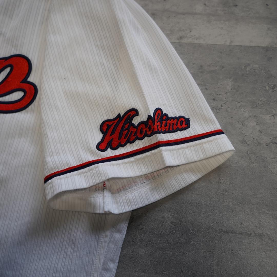 2015 広島カープ　佐々岡真司コーチ　支給ユニフォーム　ミズノプロ　ホーム