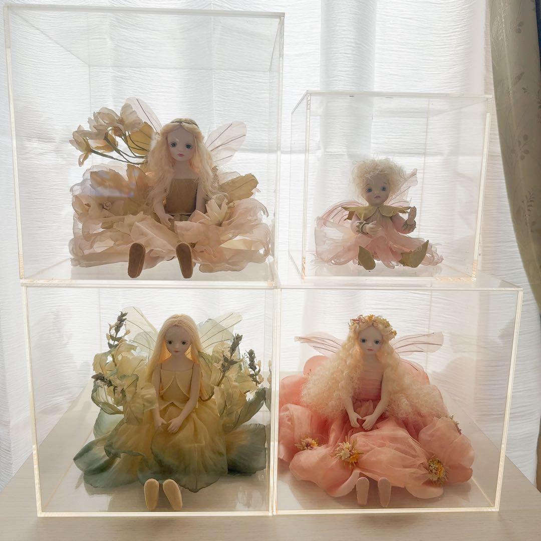 「マギー」若月まり子　妖精ビスクドール4体セット　エルフィン・フロ－リ－
