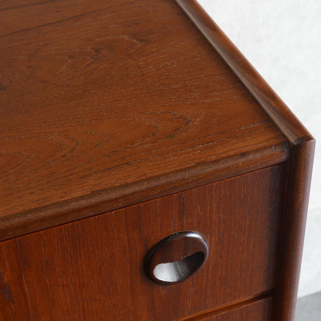 ミルメルシィ　 デンマーク チーク３段チェスト 北欧家具 北欧デザイン