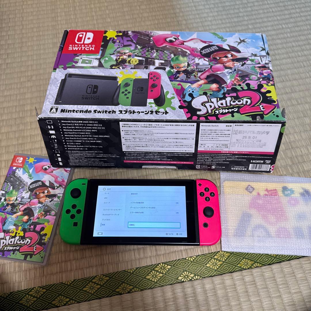 Nintendo switch 本体　スプラトゥーン2 エディション　本体任天堂