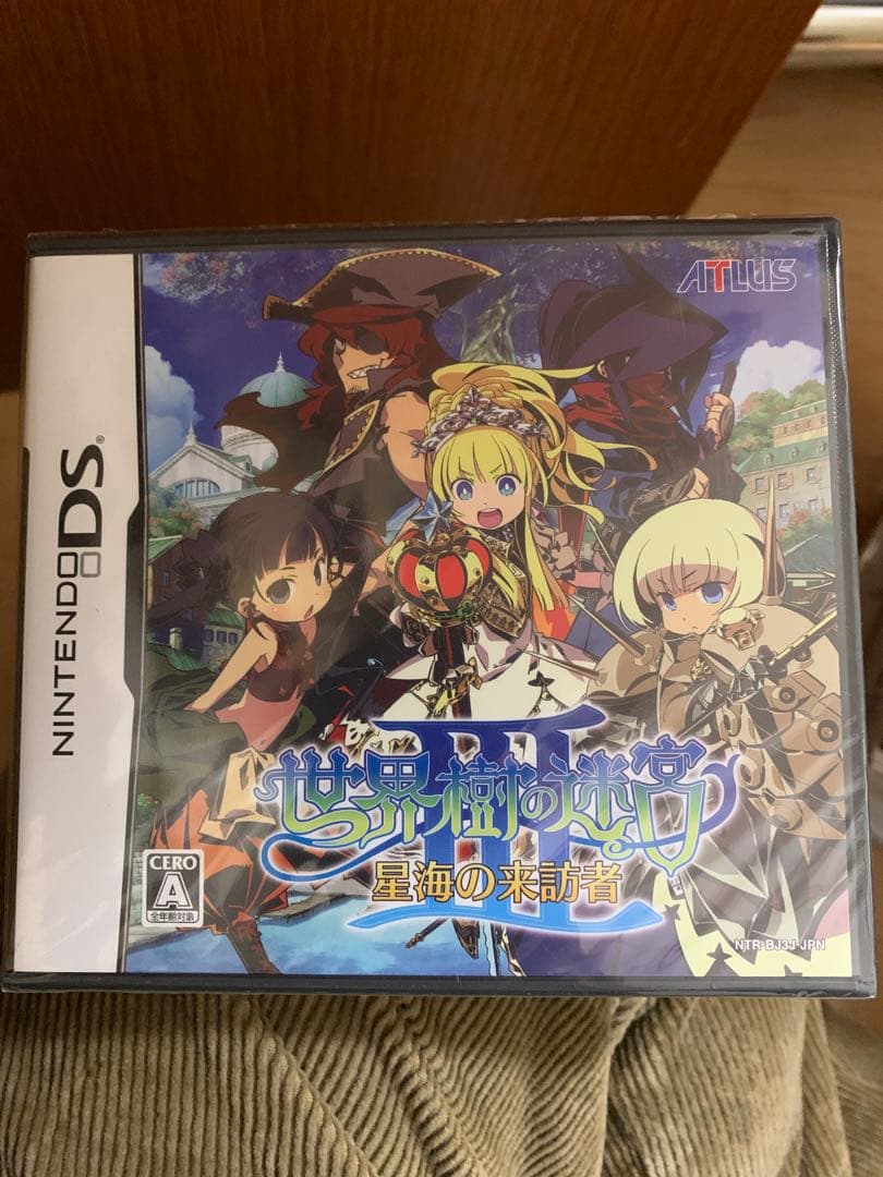 シュリンク付未開封　DS 世界樹の迷宮III 星海の来訪者　特典cd付き