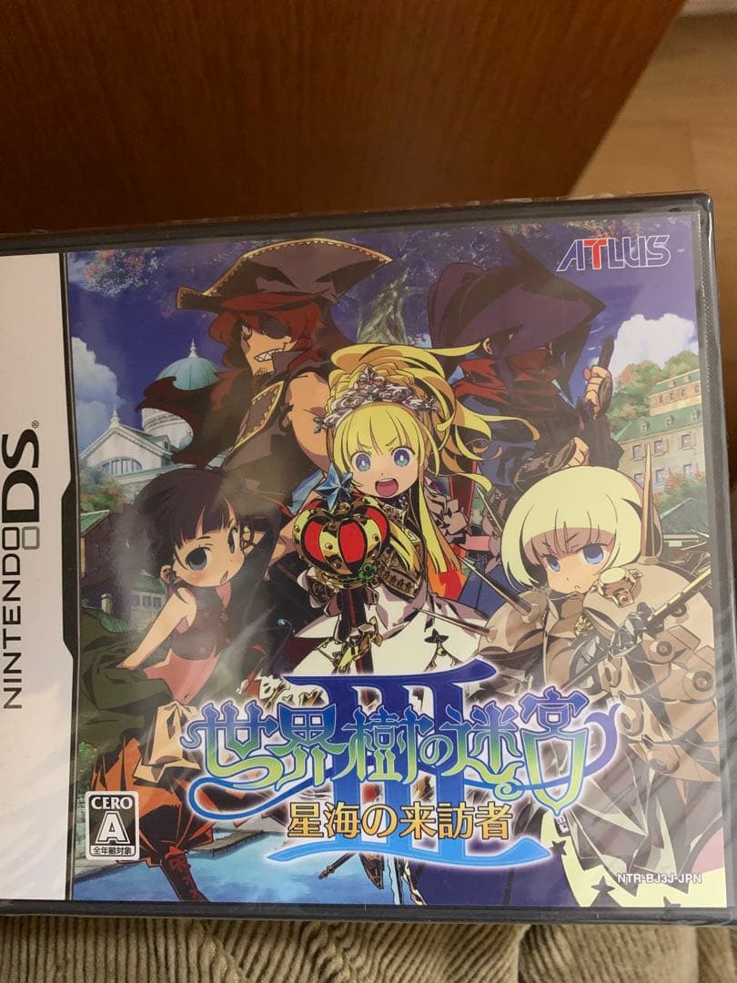 シュリンク付未開封　DS 世界樹の迷宮III 星海の来訪者　特典cd付き