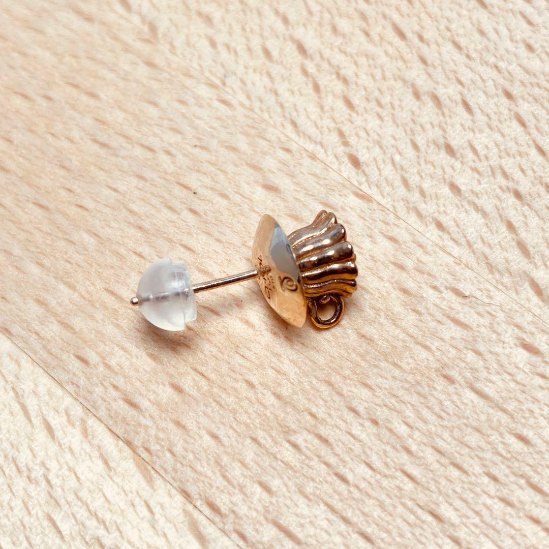 【K10】ティーカップ ピアス 【Q-pot】