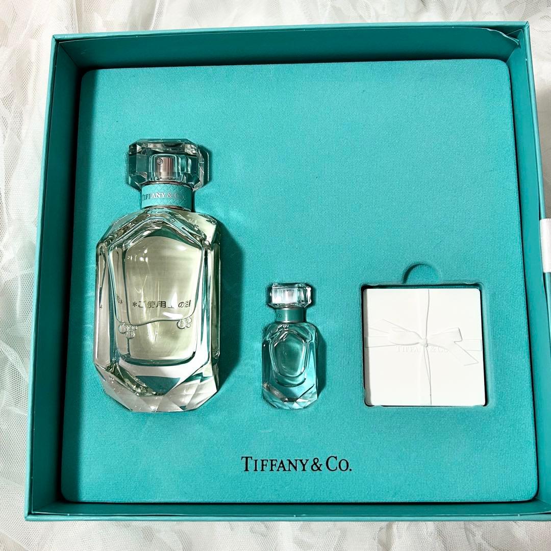 Tiffanyオードパルファム75ml+5ml +セラミックプレート3点セット