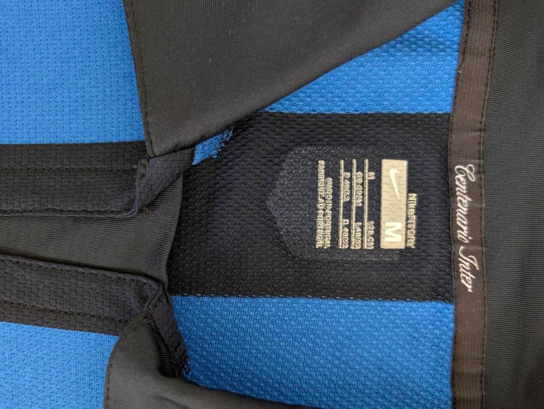 インテルミラノ 2007-08 ホームジャージ 100周年記念モデル Nike