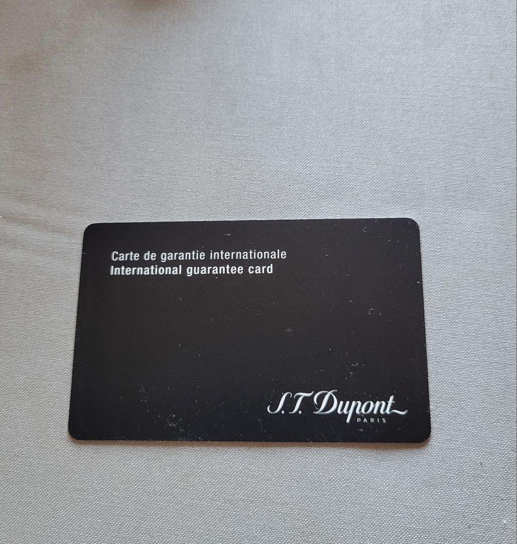 S.T. Dupont シルバー ブラック カフス カフリンクス