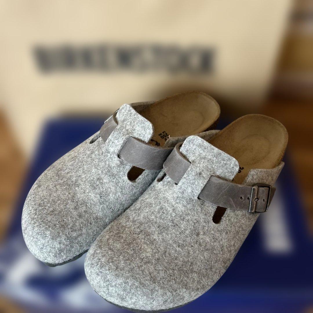 新品　BIRKENSTOCK ボストン フェルトクロッグ 39