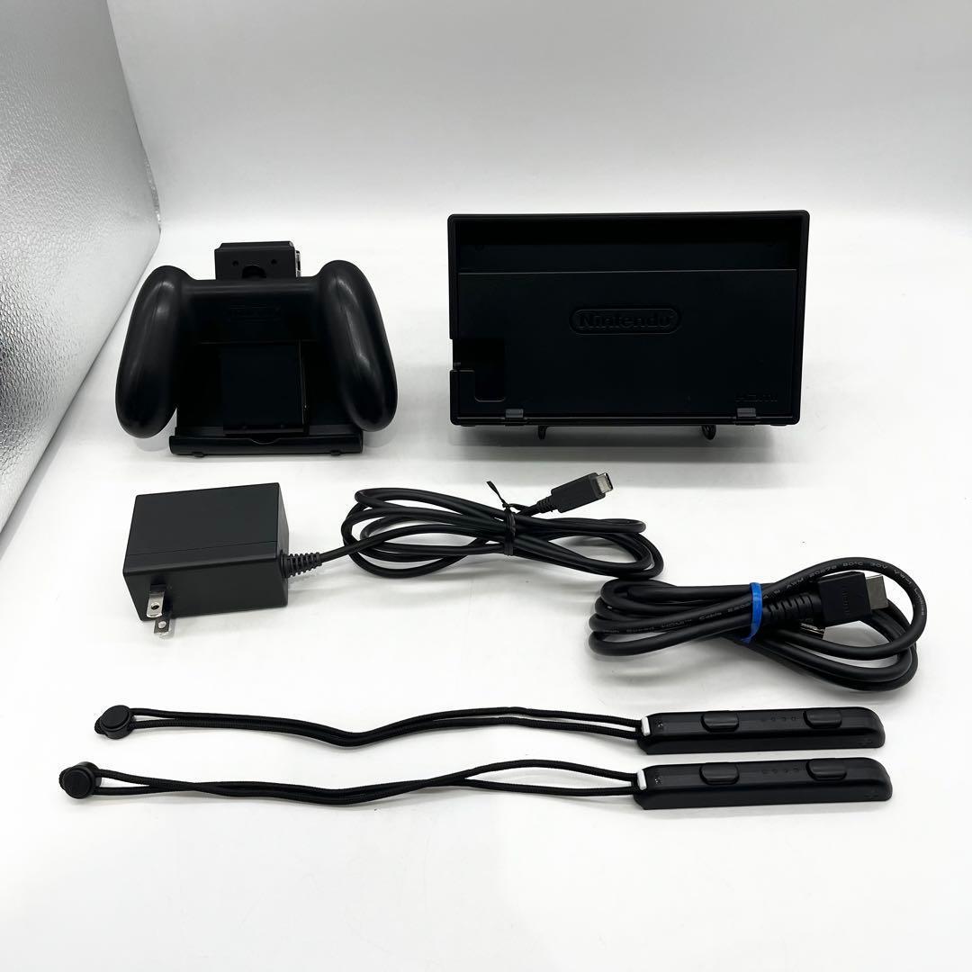 【液晶美品】NintendoSwitch 本体 新型拡張バッテリー 付属品完備