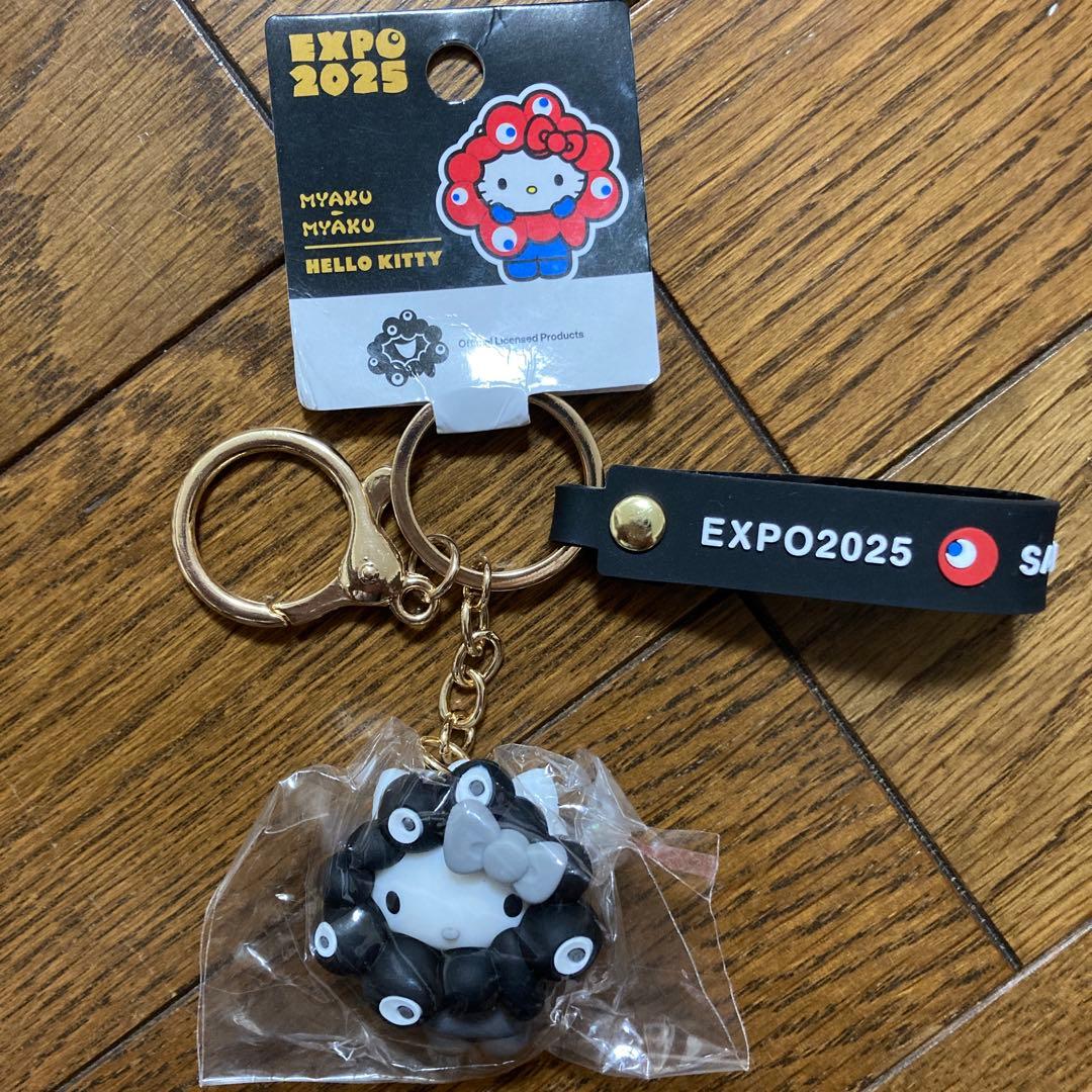 【新品】EXPO2025 会場内限定 サンリオ　黒ミャク　キティ【未使用】