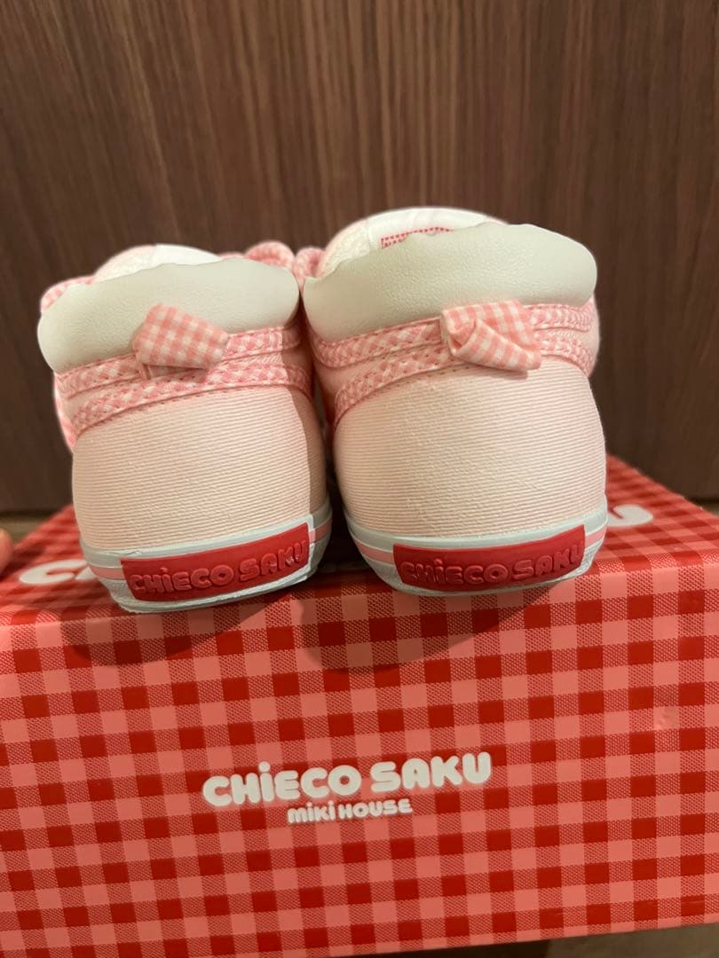 ミキハウス　CHIECO SAKU ピンク セカンドシューズ　16cm