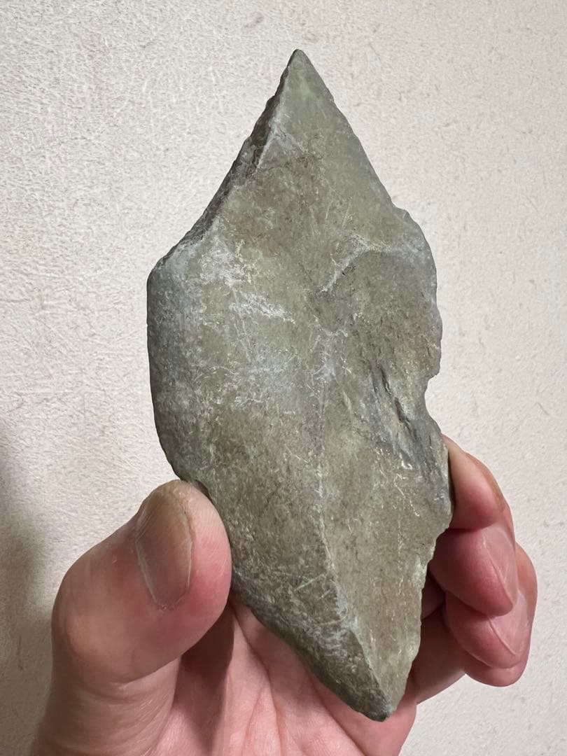 旧石器時代 打製石器 大型石斧 尖頭器 岩宿 群馬県 発掘 出土 骨董 古美術