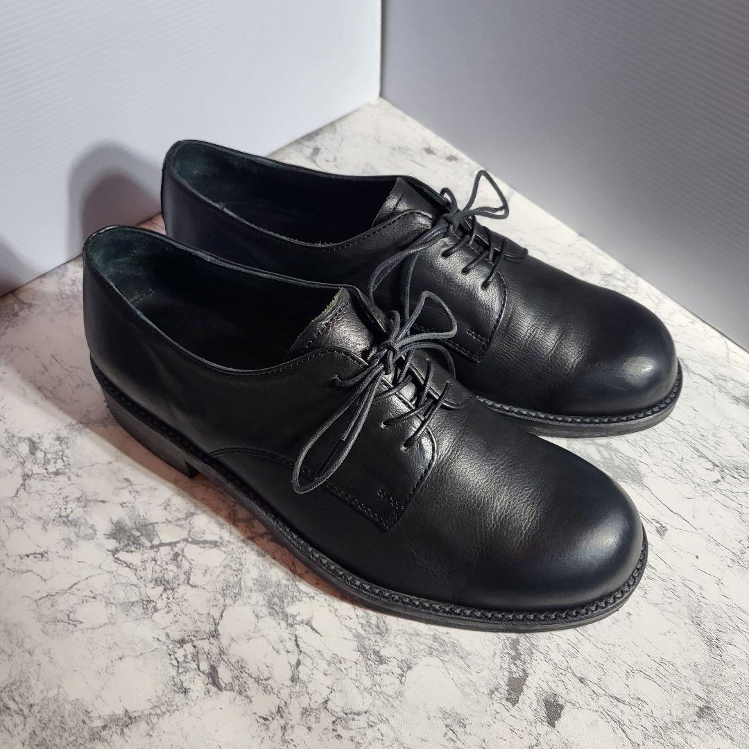 PADRONE パドローネ　プレーントウ　ブラック　25cm相当