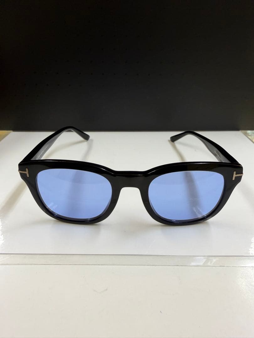 TOM FORD TF5542 ミドルブルー サングラス メガネ　度なし