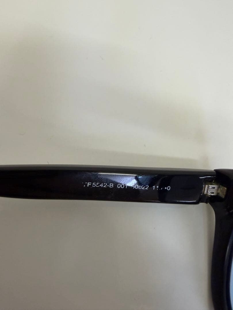 TOM FORD TF5542 ミドルブルー サングラス メガネ　度なし