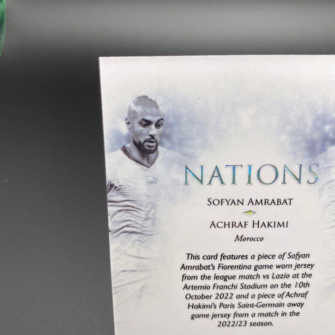 フテラ2024　1of1 モロッコ　HAKIMI AMRABAT メモラ