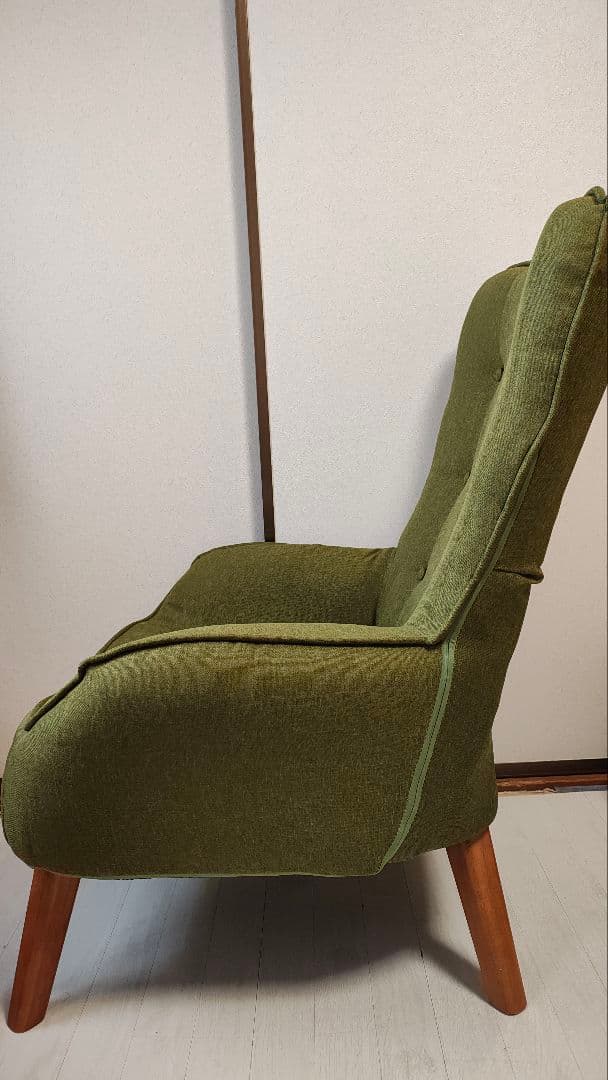 モダン グリーン アームチェア