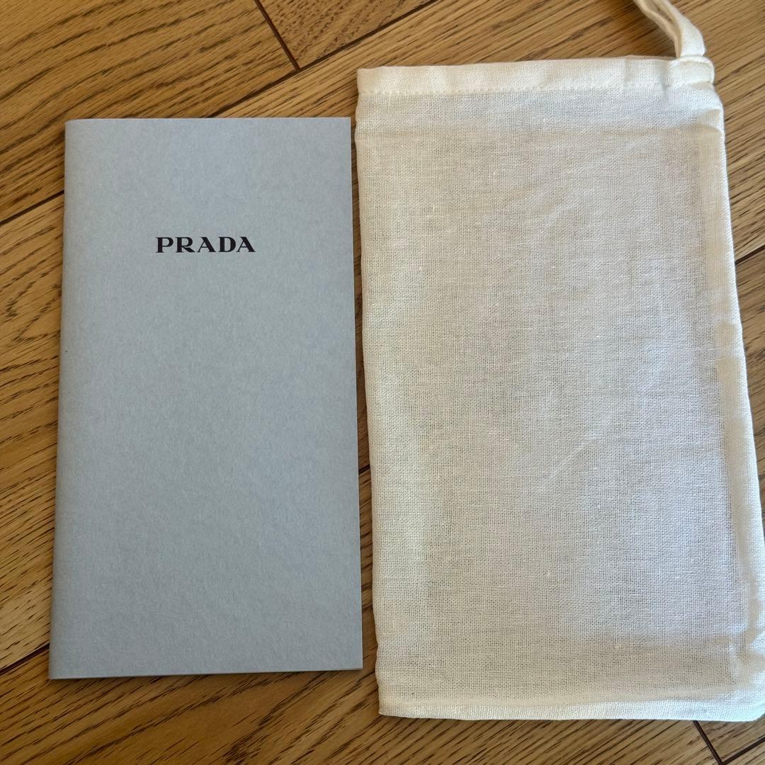 PRADA ブラウンレザー トラベラーズノート　プラダ