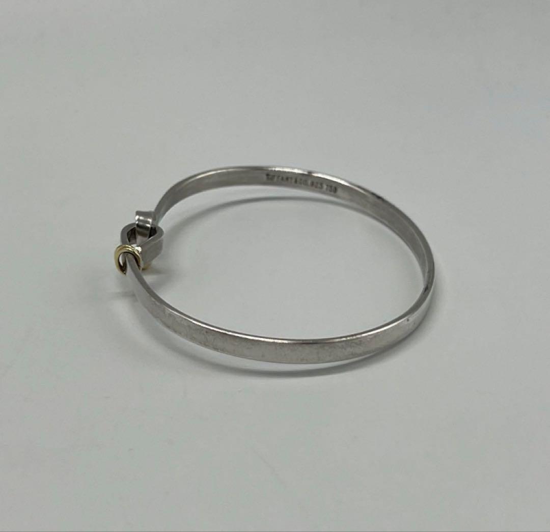 【本日まで】ティファニー TIFFANY フックアンドアイバ ングル シルバー