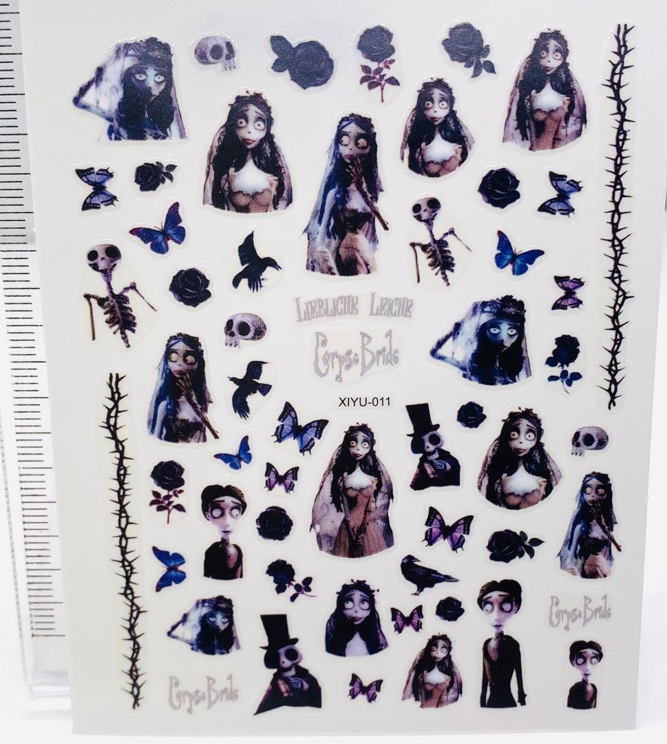 アニメ　キャラクター　ネイルシール