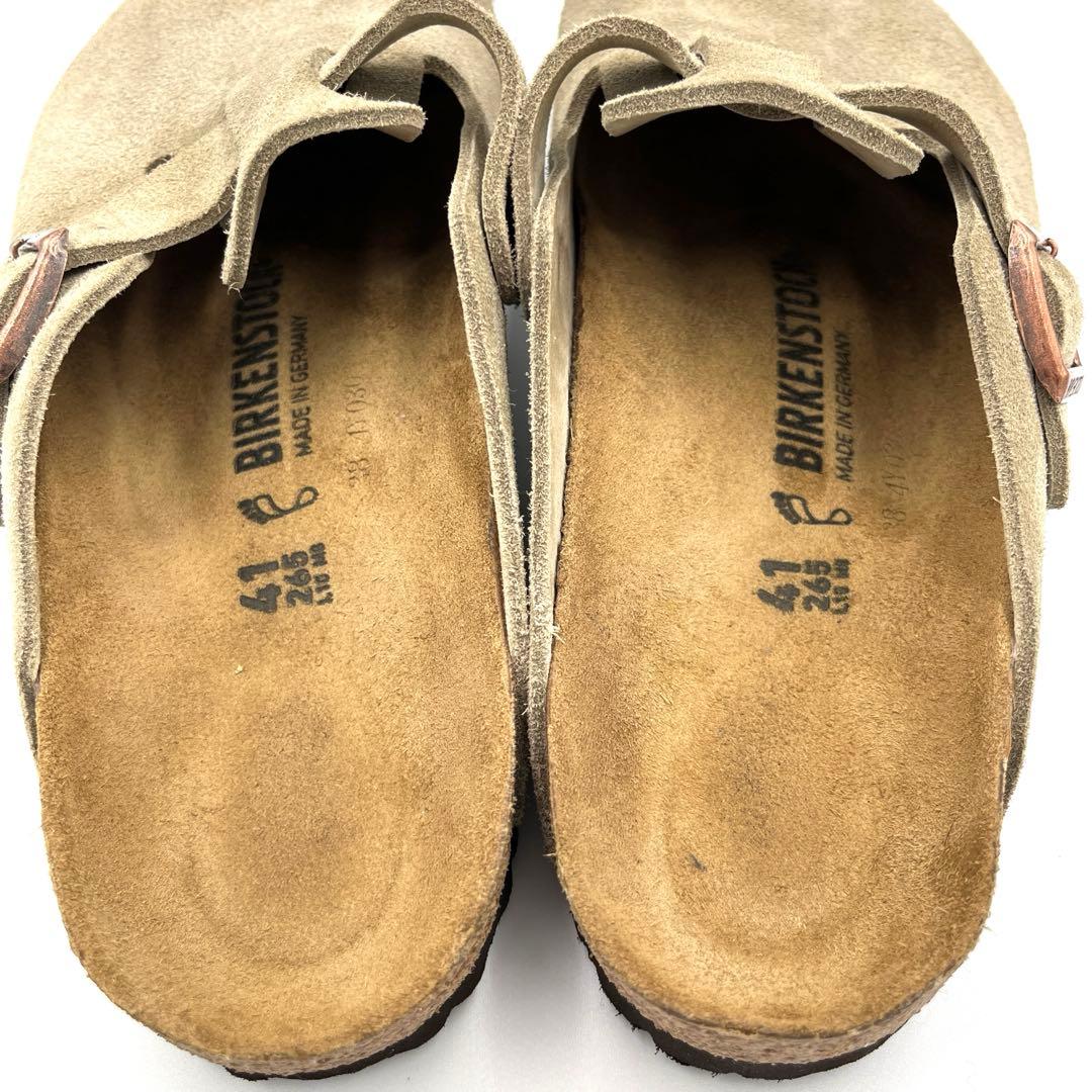 美品41BIRKENSTOCK ボストン トープ サンダルレギュラー幅