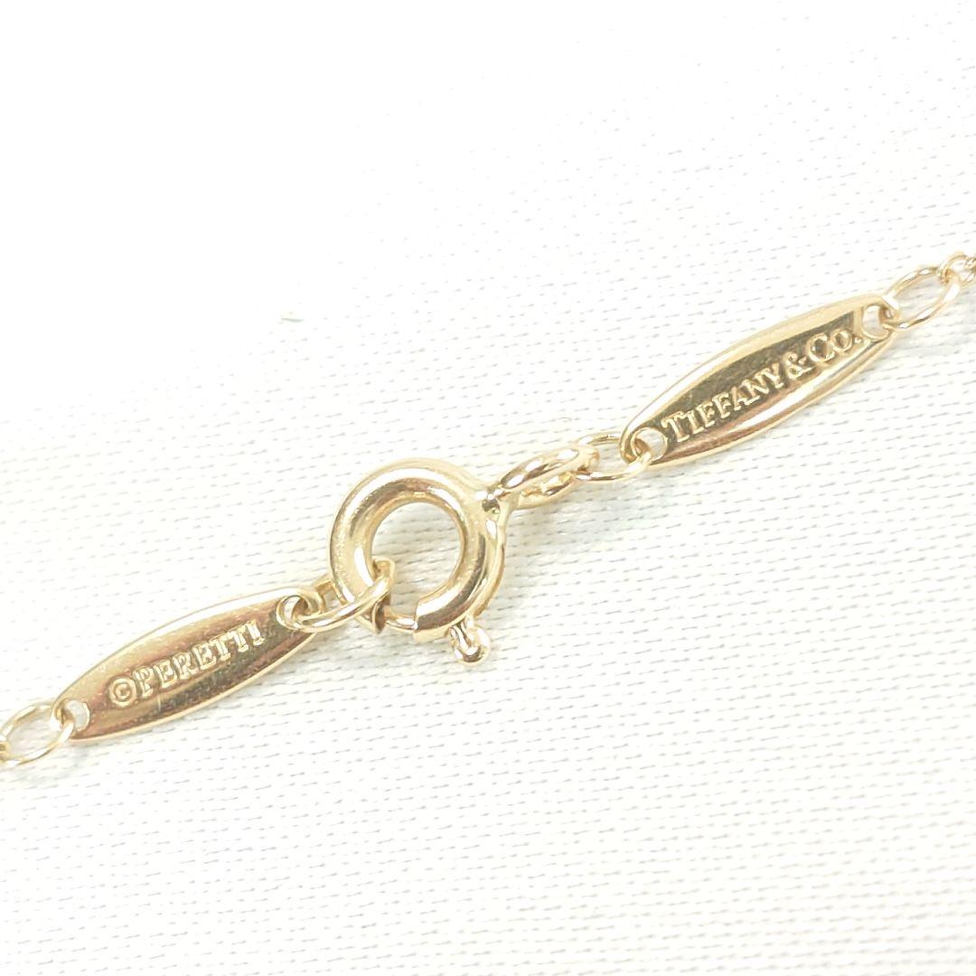 【美品】ティファニー K18 バイザヤード ダイヤ ネックレス 6823