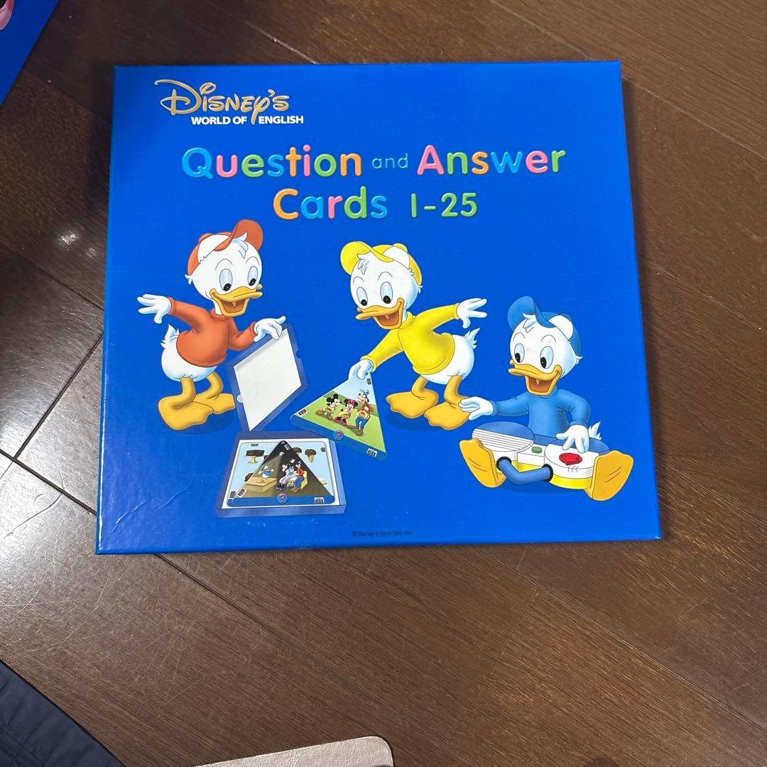 ディズニー英語のクイズカード