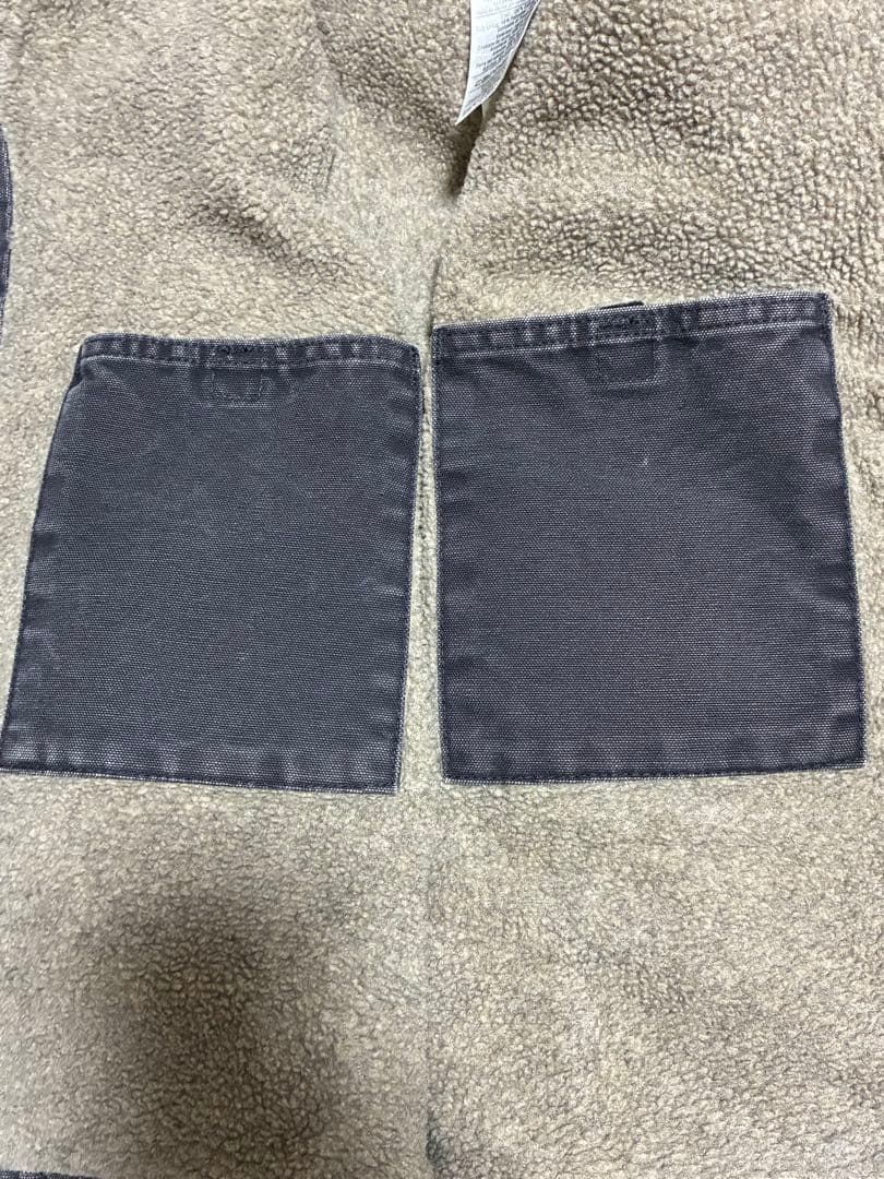 CarharttダックベストXLブラックフェードヴィンテージ