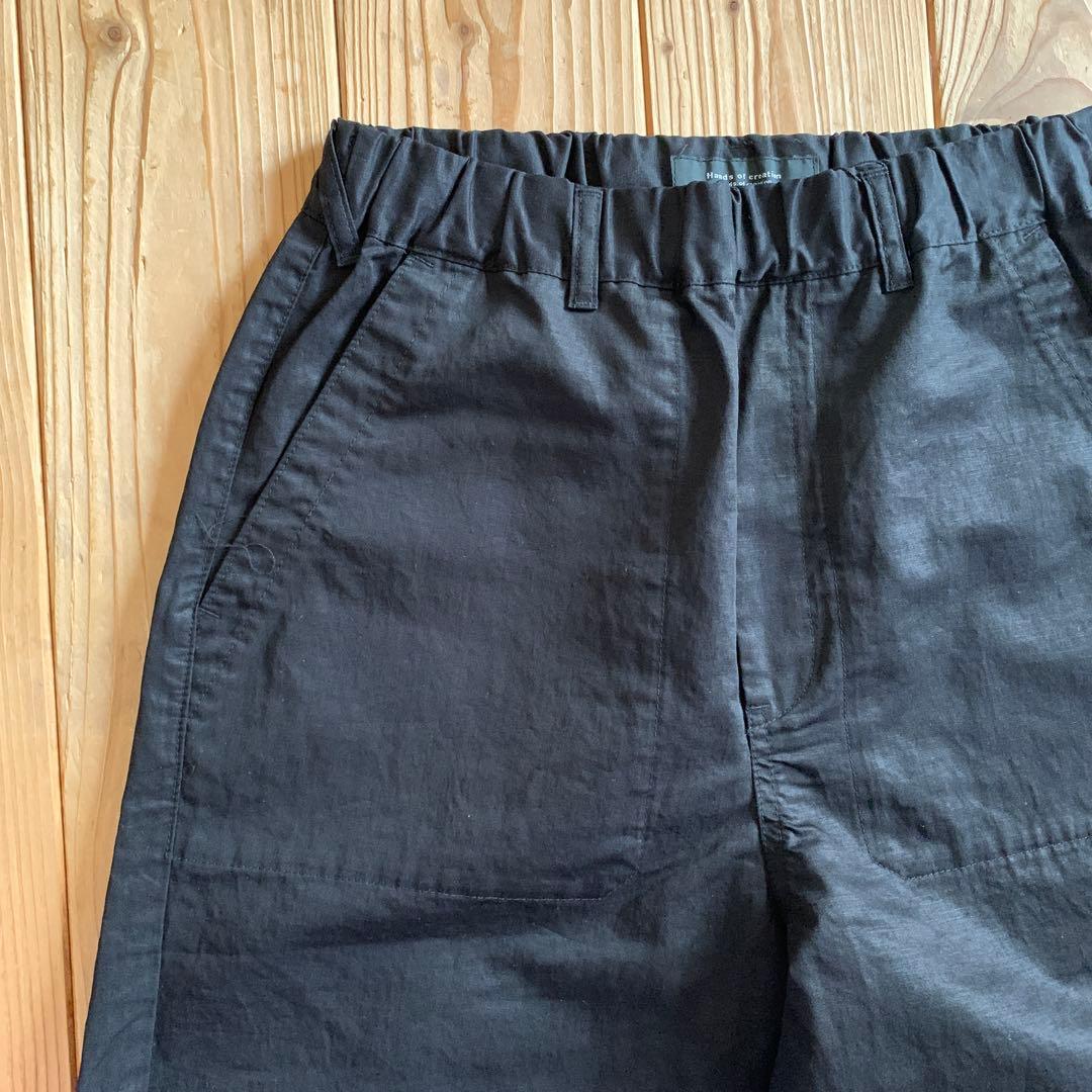 ハンズオブクリエイション今季購入新品タグ付き未使用　コットンリネンパンツ