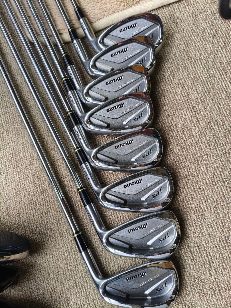 ミズノ JPX E500 アイアンセットflex S＋バッグ＋おまけクラブ