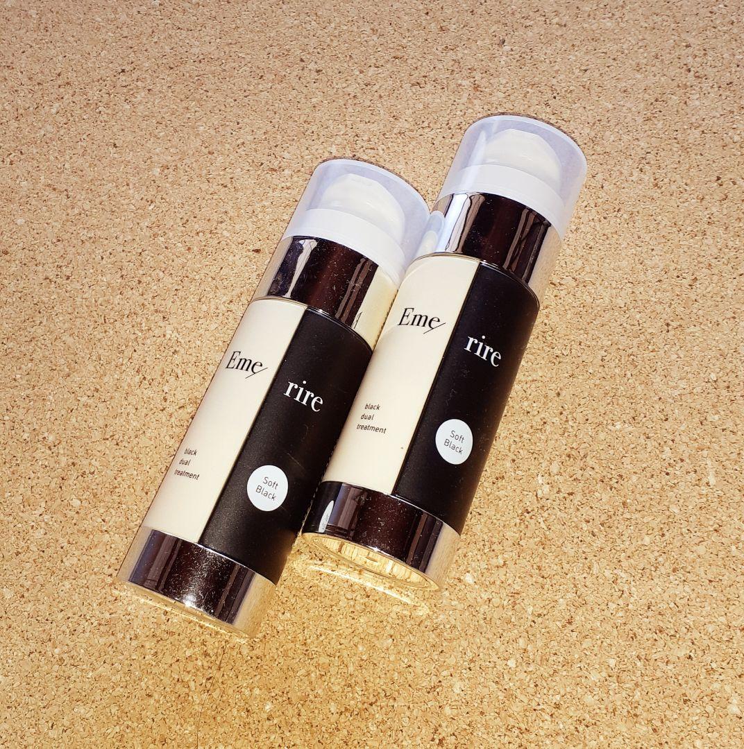 エメリル ブラックデュアルトリートメント ソフトブラック　80ｇ