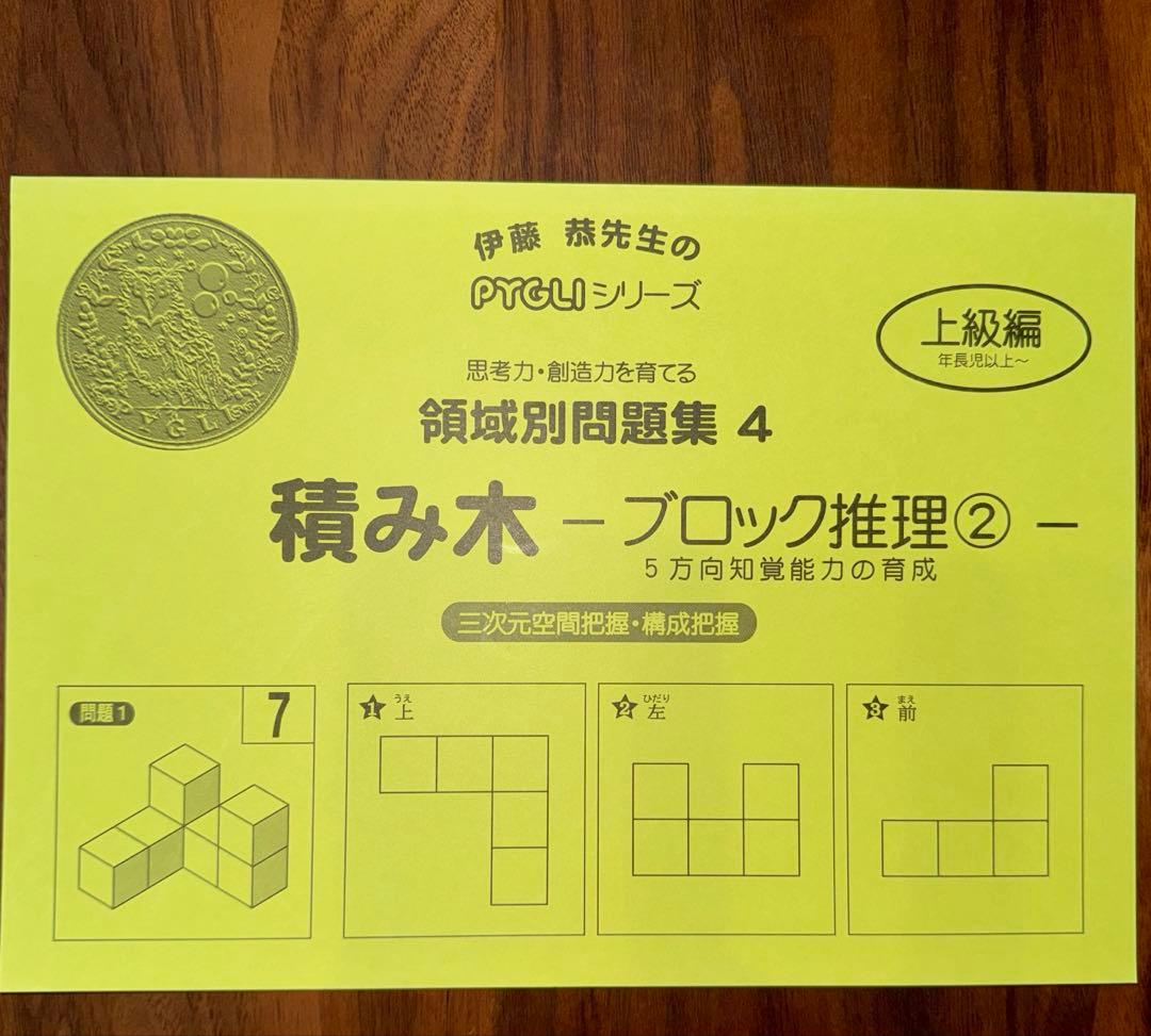 ピグマリオン　教具　思考力12冊　2歳児のさんすう　積み木推理3冊