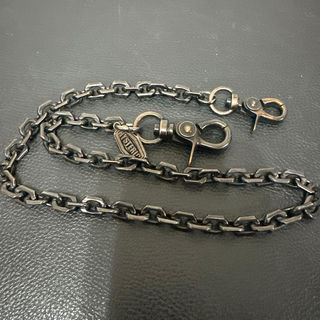 ☆HYSTERIC GLAMOUR☆ウォレットチェーン☆ガンメタ☆65cm☆美品