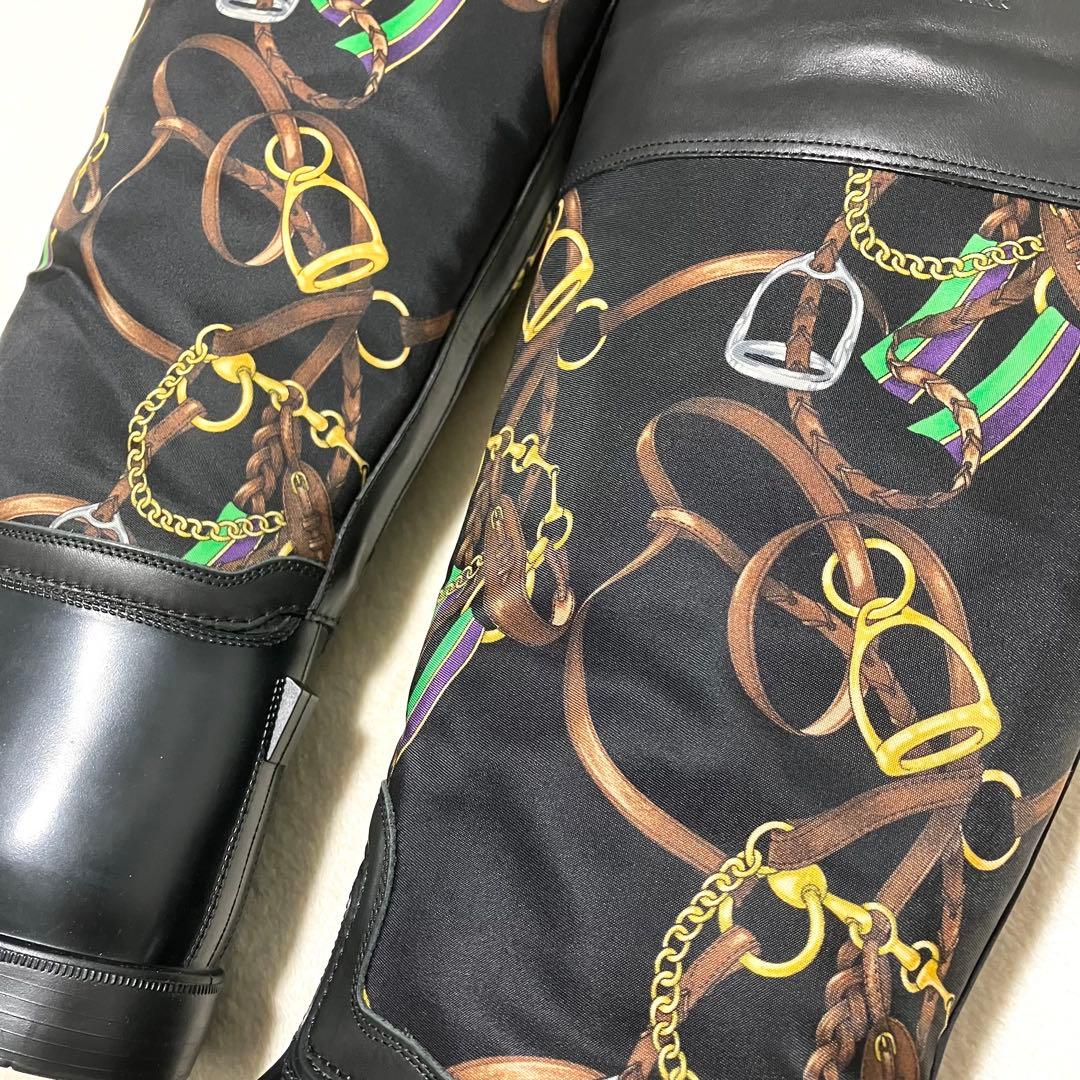 希少・高級ライン✨ラルフローレン MCMLXVII レザー 異素材 ロングブーツ