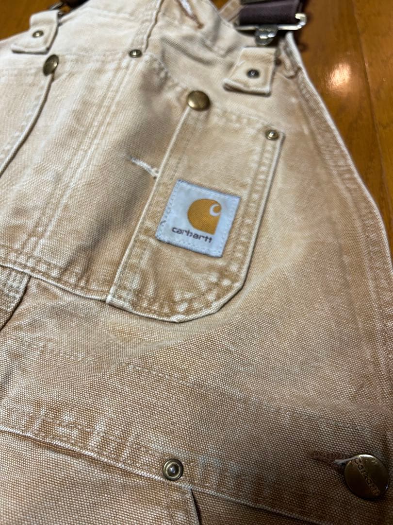 90's Carhartt ダブルニーオーバーオール W36 L30