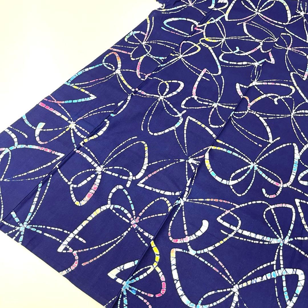 【着物と帯 時流】Y25911◆浴衣◆三越 注染 トールサイズ コーマ地 未使用