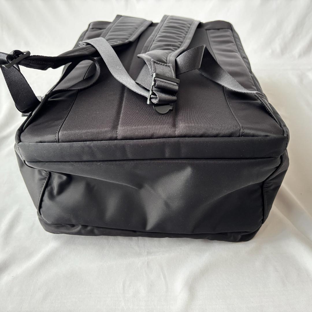 超美品 ポーター タイム スクエアリュック ビジネス 2層 上品 ブラック