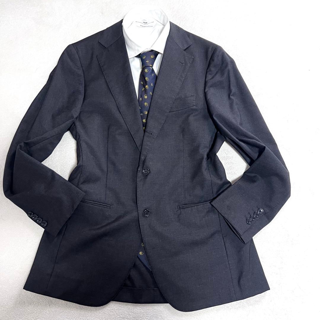 BEAMS F スーツ セットアップ ダークグレー サイズ50 8R