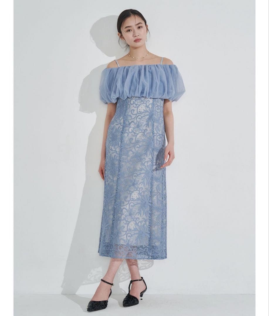 【未使用】LAGUNAMOON LADYボレロセットレースキャミワンピース M