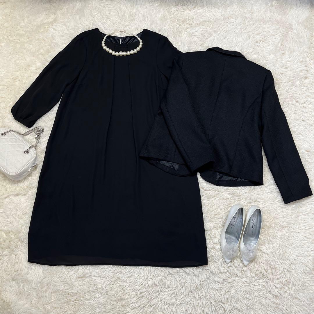 新品★フォーマルスーツ 19号 ジャケット2点+ワンピース3点セット大きいサイズ