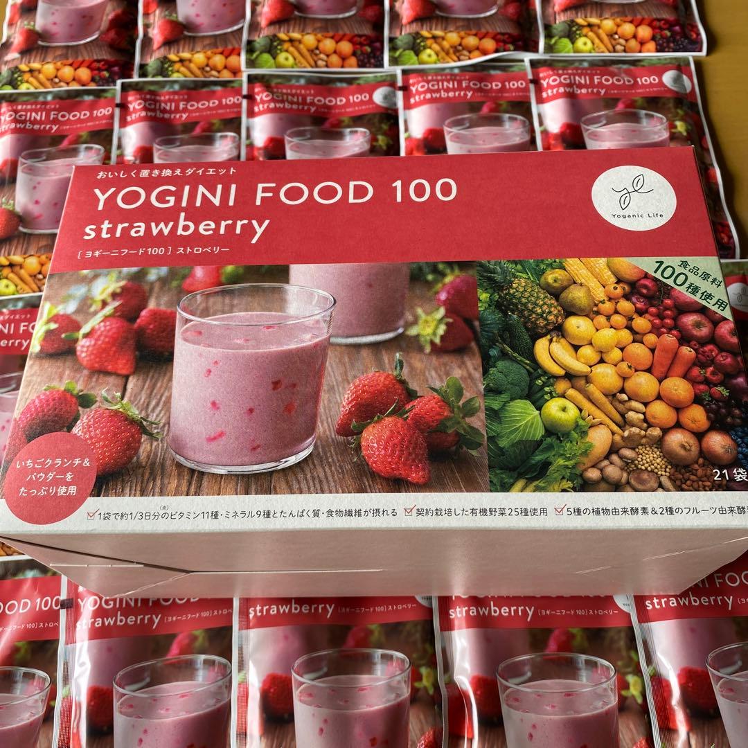 y　YOGINI FOOD 100 ストロベリー フルーツミックス　40袋
