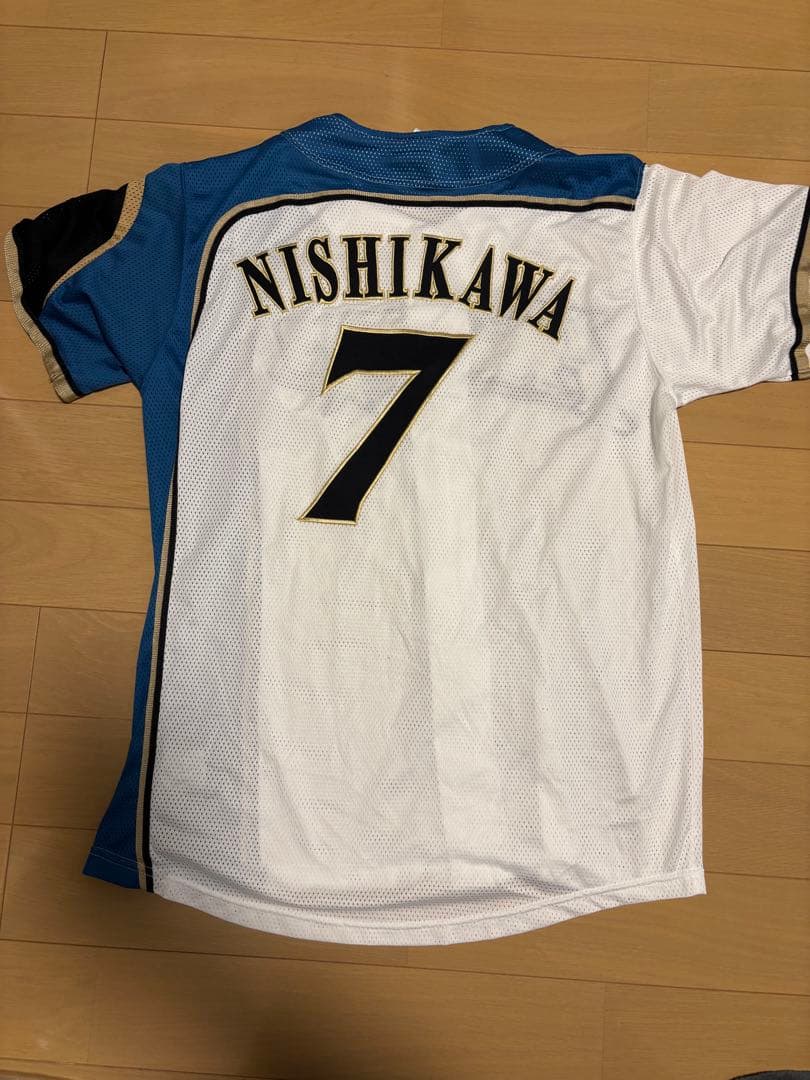 【西川遥輝】北海道日本ハムファイターズ 7番 ユニフォーム Lサイズ