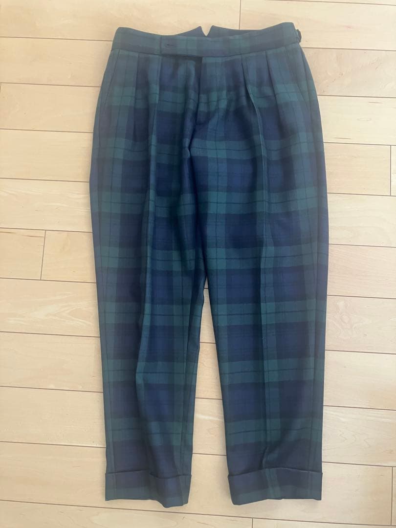 美品　BERWICH ベルウィッチ スコッチ ブラックウォッチ柄　サイズ44