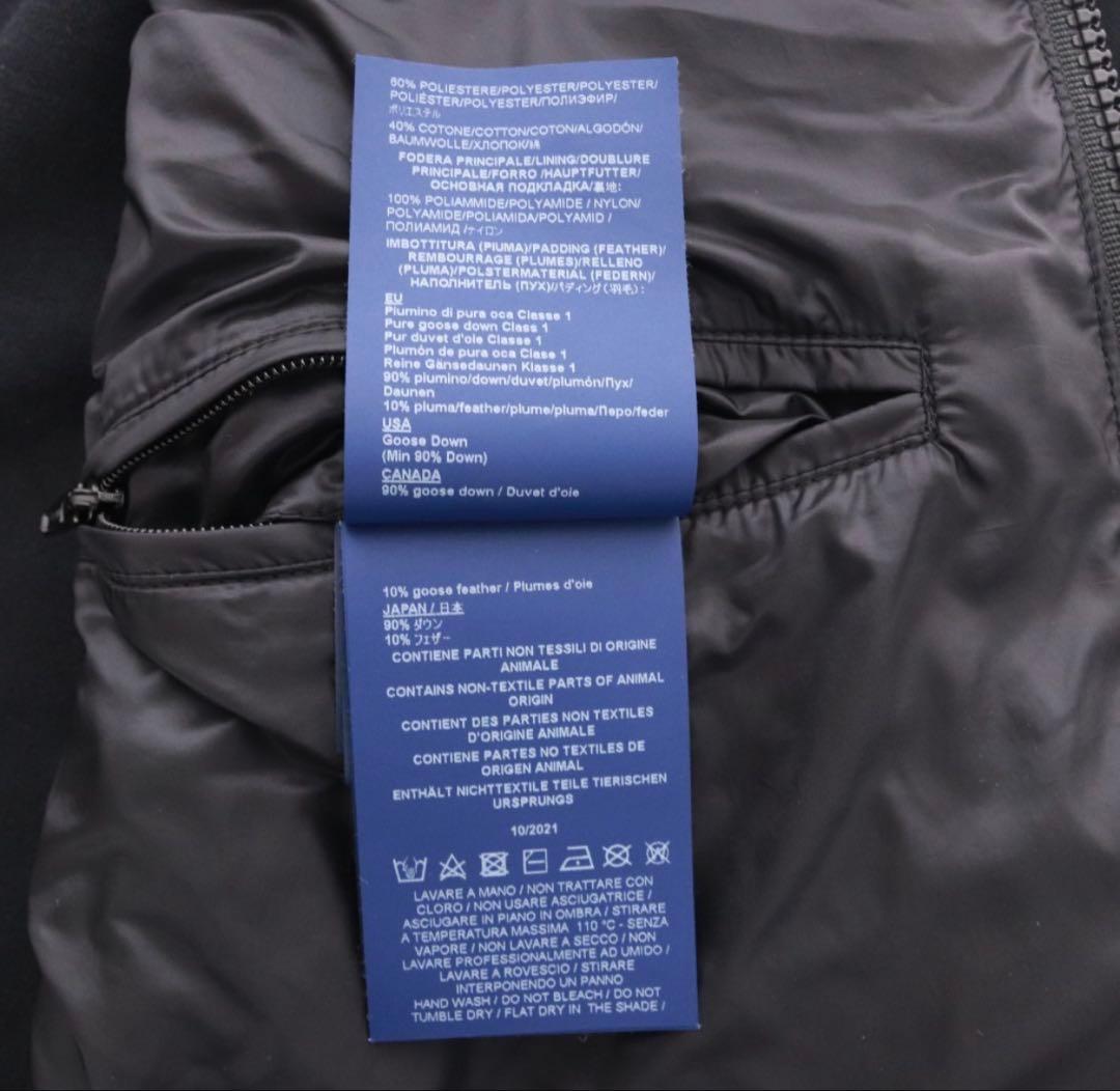 ★美品/HERNOヘルノハイブリッドダウンパーカー/黒ブラック/サイズ46M程度