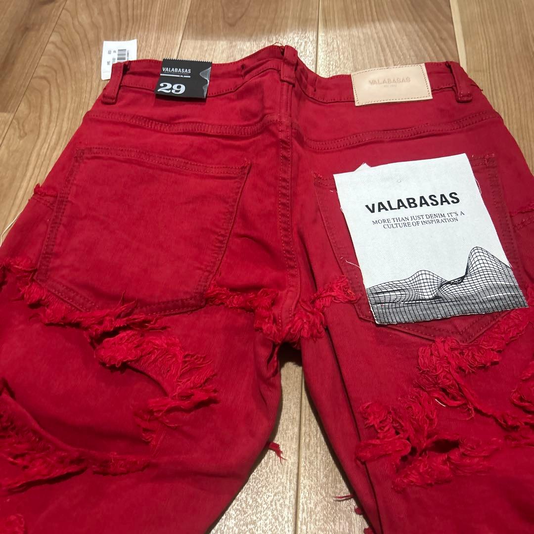 valabasas【新品未使用】ハードクラッシュデニム 29 バラバサス