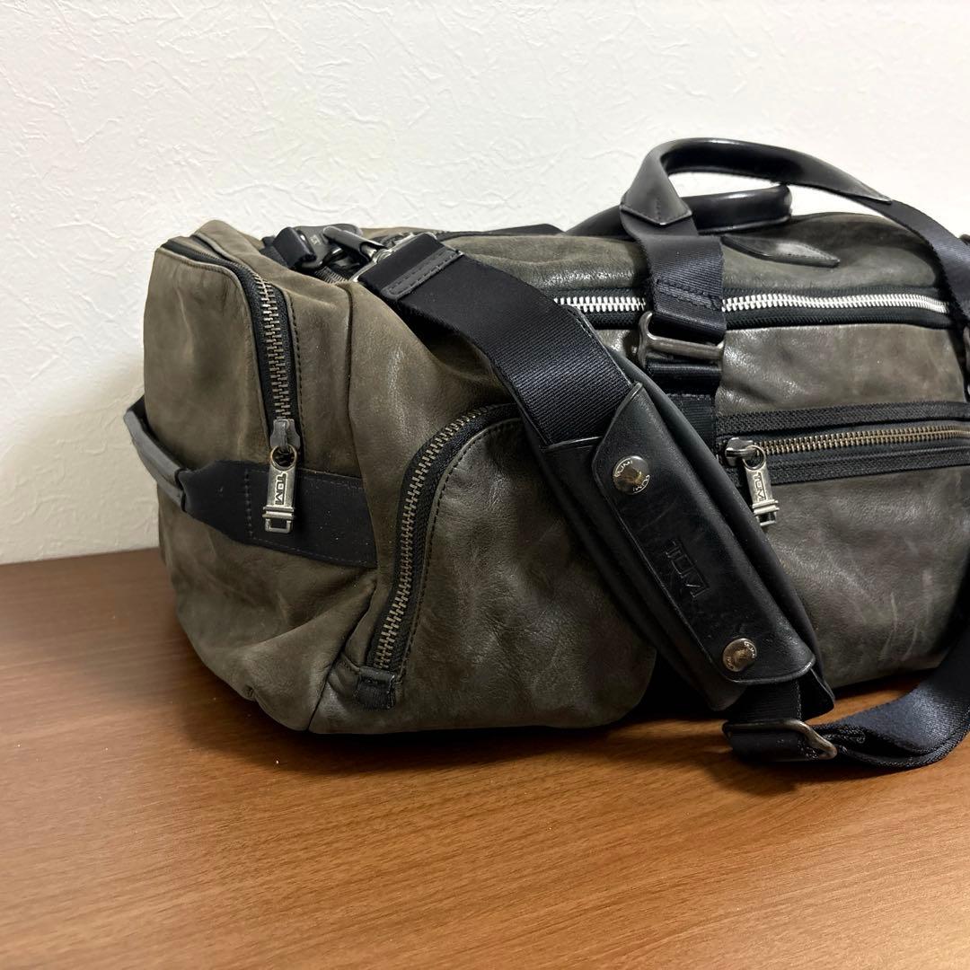 TUMI トゥミ ボストンバッグ 旅行 2way ショルダー オールレザー