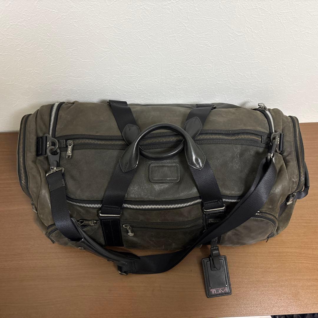 TUMI トゥミ ボストンバッグ 旅行 2way ショルダー オールレザー